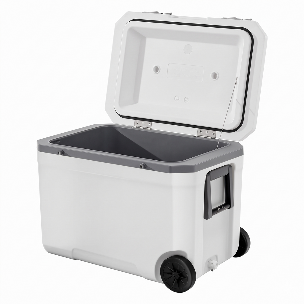Glacière isotherme 43L sur roulettes avec conservation du froid 60H | FROSTRAK
