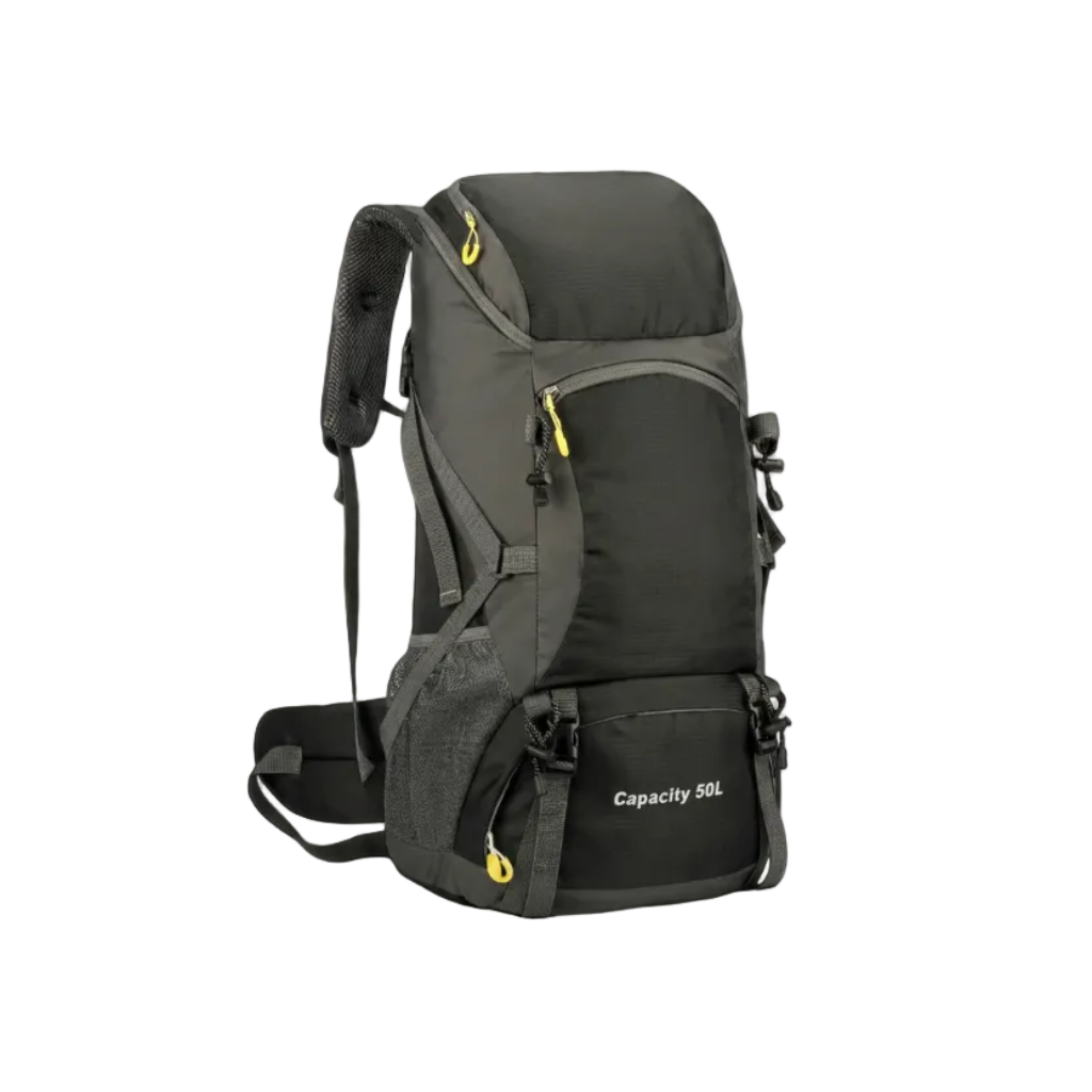 Sac à dos de randonnée 50L avec housse de pluie et dos respirant | VALTOR