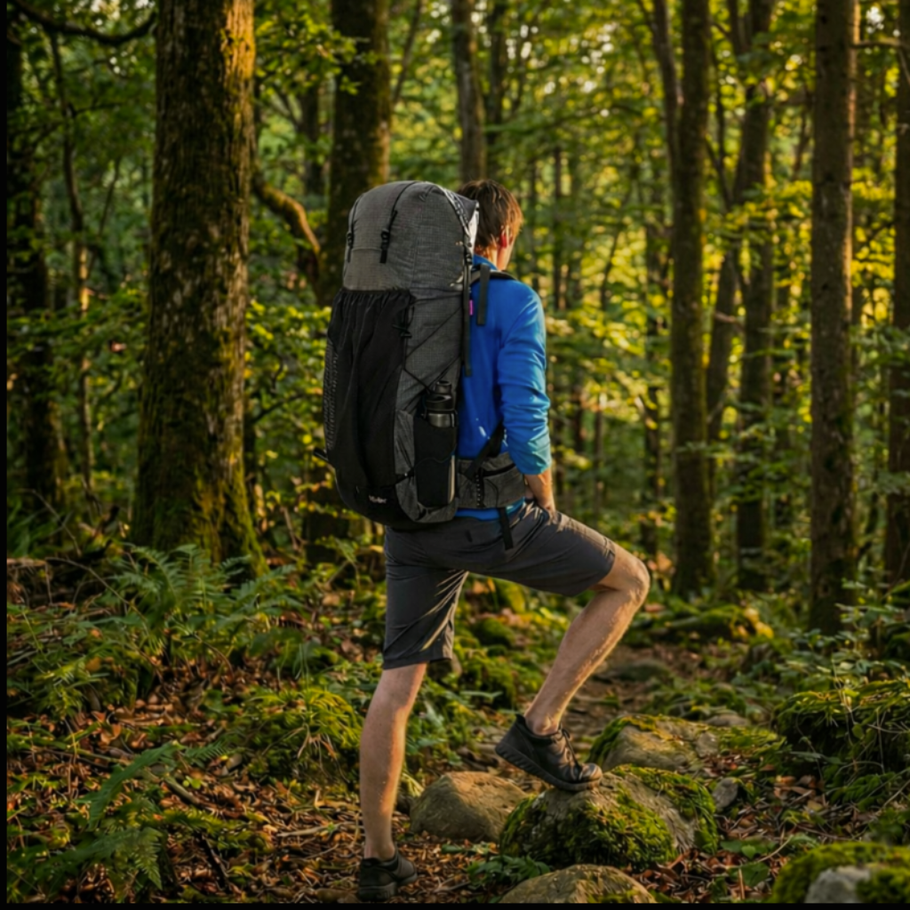 Sac à dos randonnée 60L CampOrigin - en conditions réelles forêt