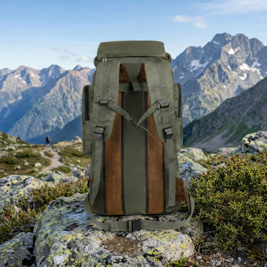 Sac à dos trekking 60L multi-poches grande autonomie | KORVAN
