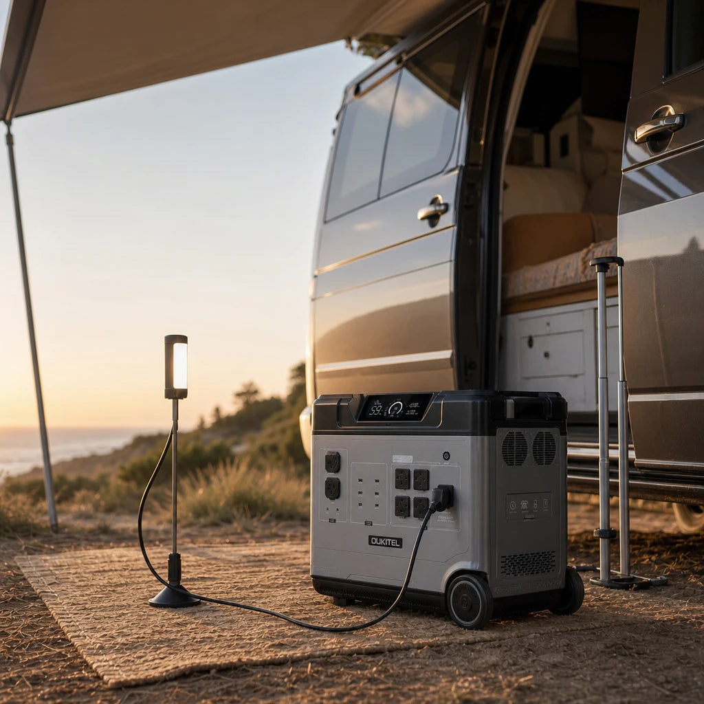 Station électrique autonome haute capacité pour camping, vanlife et alimentation de secours | TITANGRID