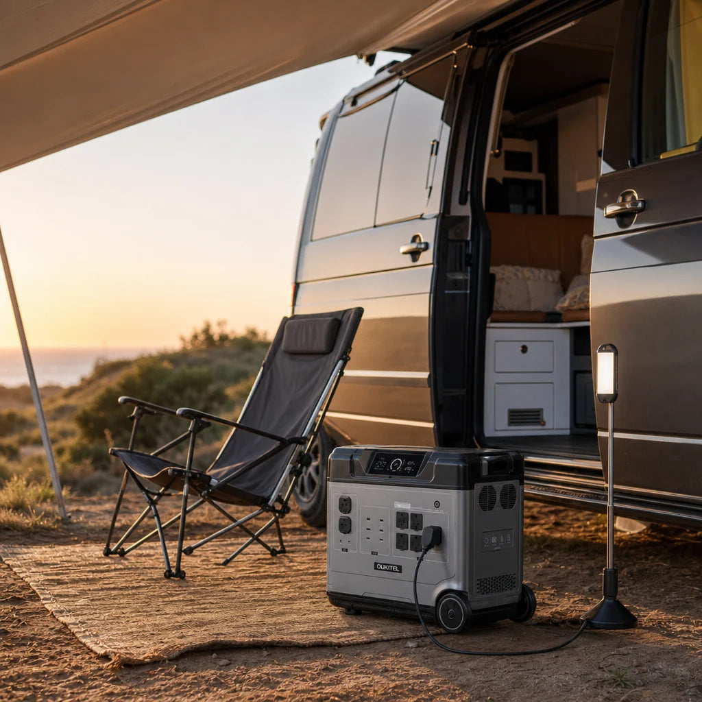 Station électrique autonome haute capacité pour camping, vanlife et alimentation de secours | TITANGRID