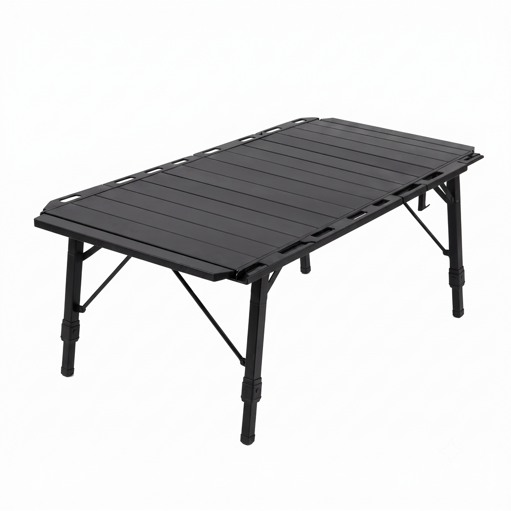 Table de camping IGT modulaire 5 unités extensible aluminium | NORDVAK