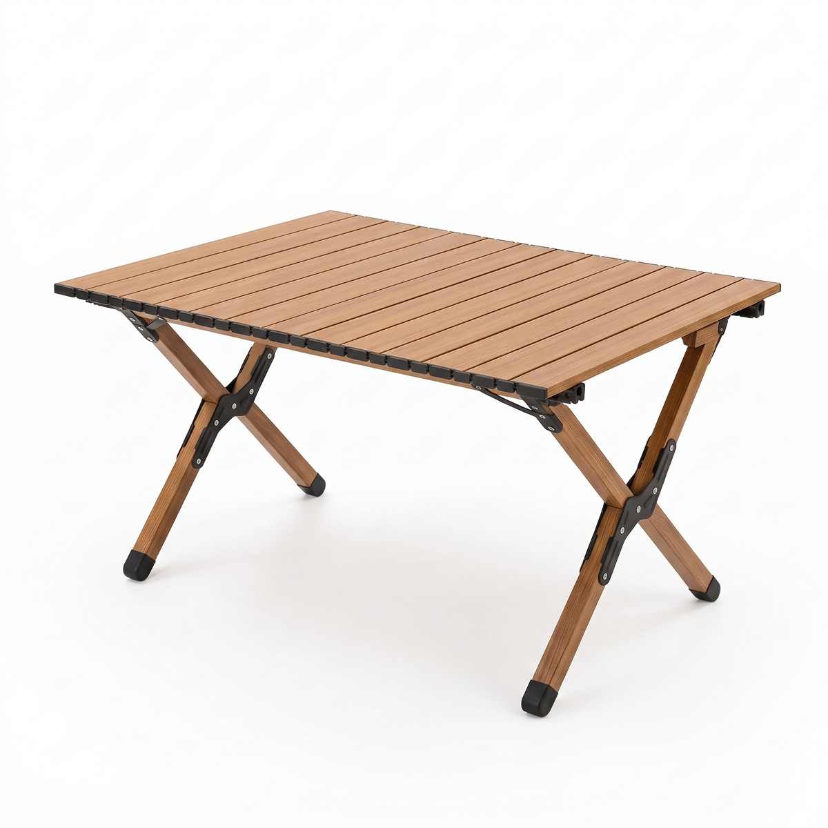 Table de camping pliante effet bois grand format | HOLTEN