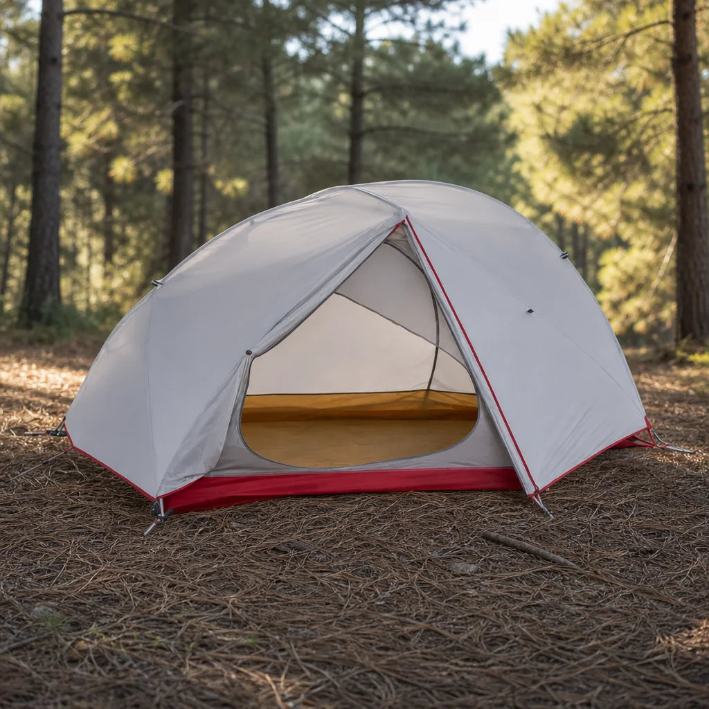 Tente de camping 3 saisons autoportante nylon 20D avec 2 absides | VIREON