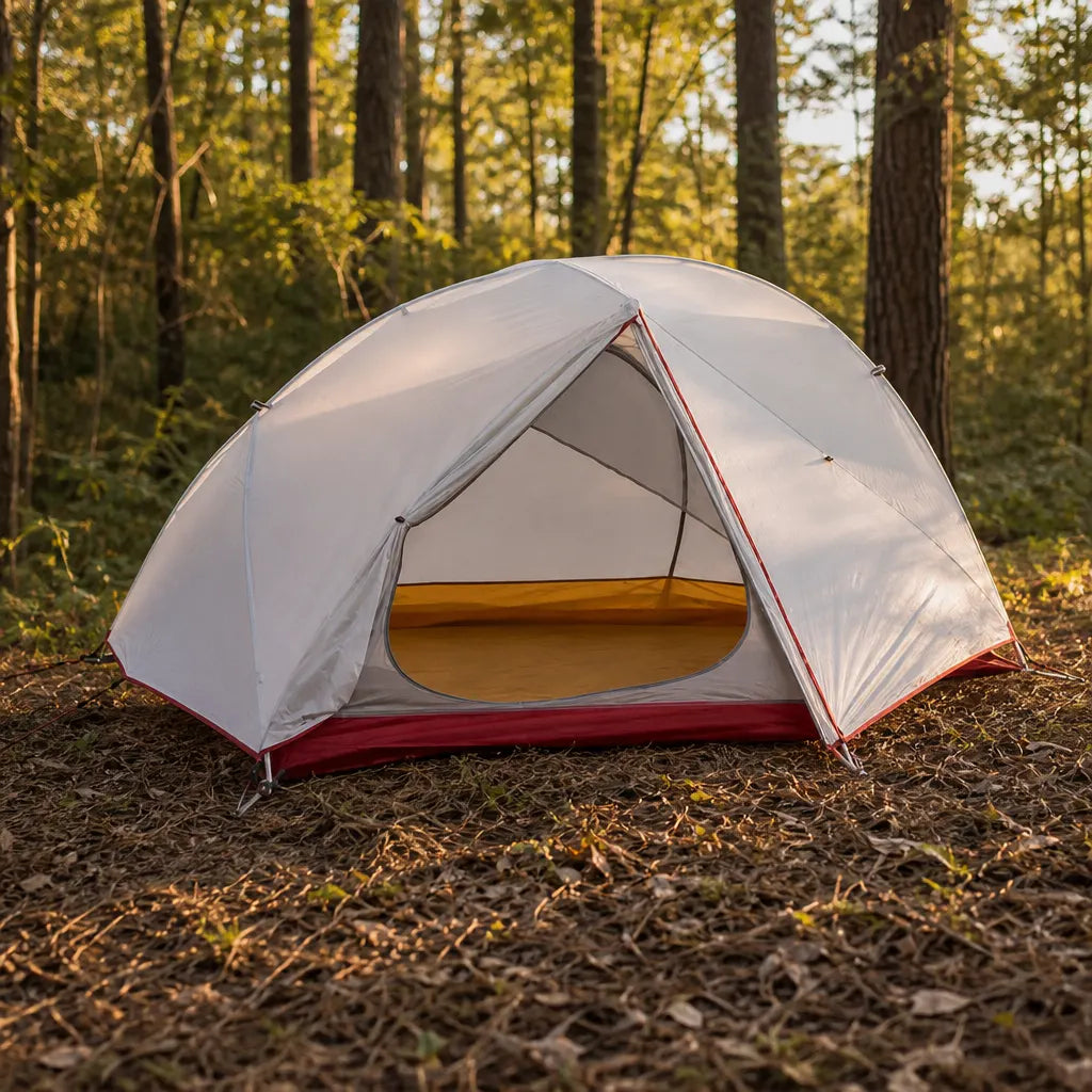 Tente de camping 3 saisons autoportante nylon 20D avec 2 absides | VIREON