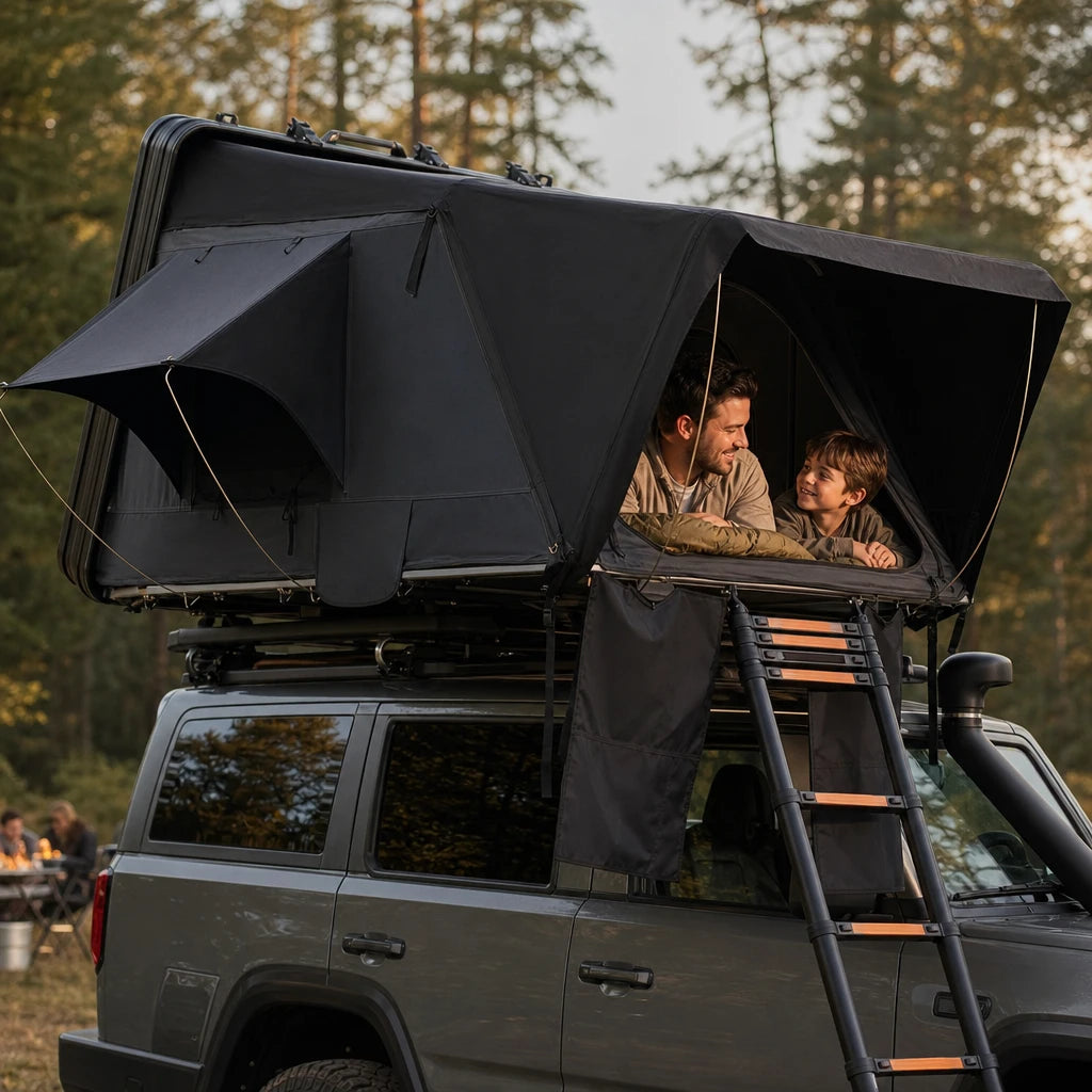 Tente de toit rigide 4x4 et SUV 3 à 4 personnes | AERION